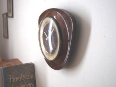 画像6: 【ムーブメント交換済み】ミッドセンチュリー レトロ 木製 ドイツ Elme木製壁掛け時計 (6)