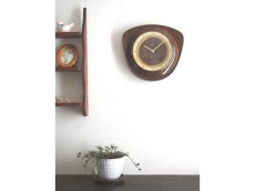 画像7: 【ムーブメント交換済み】ミッドセンチュリー レトロ 木製 ドイツ Elme木製壁掛け時計 (7)