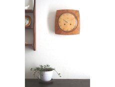 画像7: 【ムーブメント交換済み】ミッドセンチュリー レトロ 木製 ドイツ Garant 木製壁掛け時計 (7)