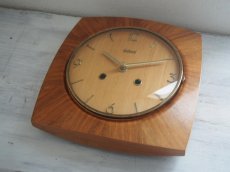 画像9: 【ムーブメント交換済み】ミッドセンチュリー レトロ 木製 ドイツ Garant 木製壁掛け時計 (9)