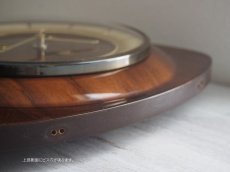 画像12: 【ムーブメント交換済み】ミッドセンチュリー レトロ 木製 ドイツ Elme木製壁掛け時計 (12)