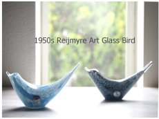 画像2: 北欧ヴィンテージ　Reijmyre ガラスの鳥の置物 (2)