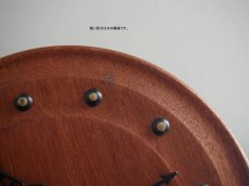 画像9: 北欧ヴィンテージ チークの掛け時計 (9)