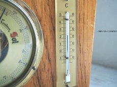 画像11: 北欧ヴィンテージ雑貨　木製の気温気圧計 (11)