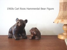 画像3: 北欧ヴィンテージ雑貨　Carl Roos Hammerdal 木のクマの置物 (3)