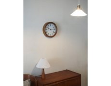画像4: ミッドセンチュリー レトロ Schmeckenbecher 木製の壁掛け時計 (4)