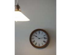 画像5: ミッドセンチュリー レトロ Schmeckenbecher 木製の壁掛け時計 (5)