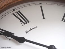 画像10: ミッドセンチュリー レトロ Schmeckenbecher 木製の壁掛け時計 (10)