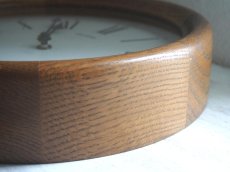 画像7: ミッドセンチュリー レトロ Schmeckenbecher 木製の壁掛け時計 (7)