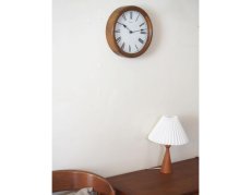 画像3: ミッドセンチュリー レトロ Schmeckenbecher 木製の壁掛け時計 (3)