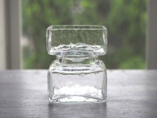 画像2: 北欧ビンテージ雑貨　Riihimaen Lasi(Riihimaki) Pala ガラスのフラワーベース/花器/花瓶 (2)