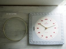画像12: 【ムーブメント交換済み】ミッドセンチュリー レトロ ドイツ Junghans 陶器の壁掛け時計 (12)