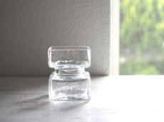画像1: 北欧ビンテージ雑貨　Riihimaen Lasi(Riihimaki) Pala ガラスのフラワーベース/花器/花瓶 (1)