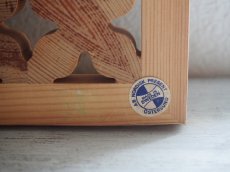 画像11: 北欧ヴィンテージ　木製ウォールミラー (11)