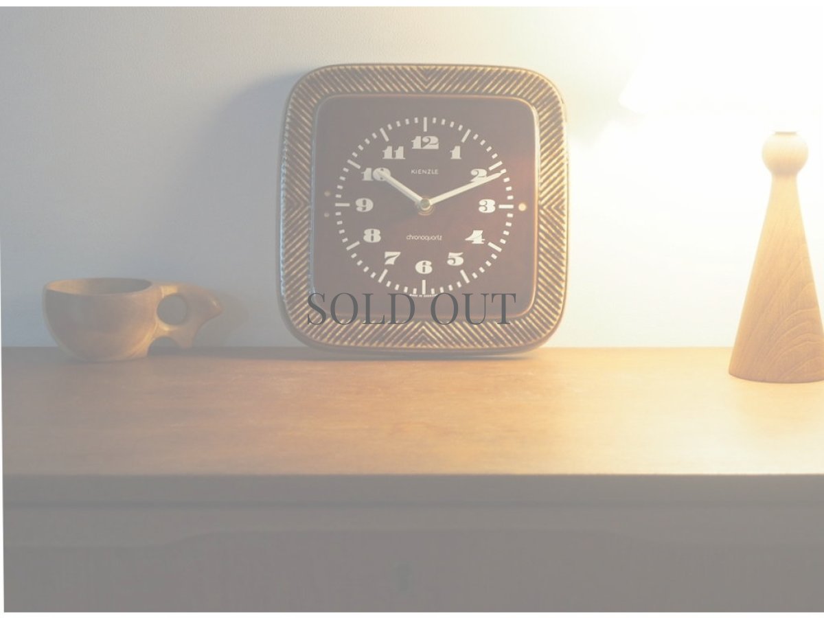 画像5: ミッドセンチュリー レトロ ドイツ KIENZLE 陶器の壁掛け時計 (5)