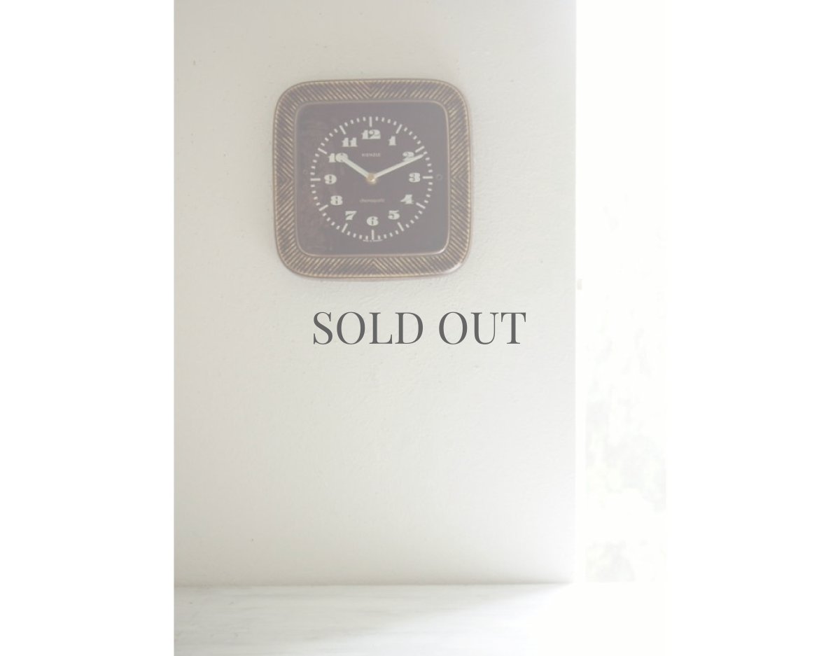 画像4: ミッドセンチュリー レトロ ドイツ KIENZLE 陶器の壁掛け時計 (4)