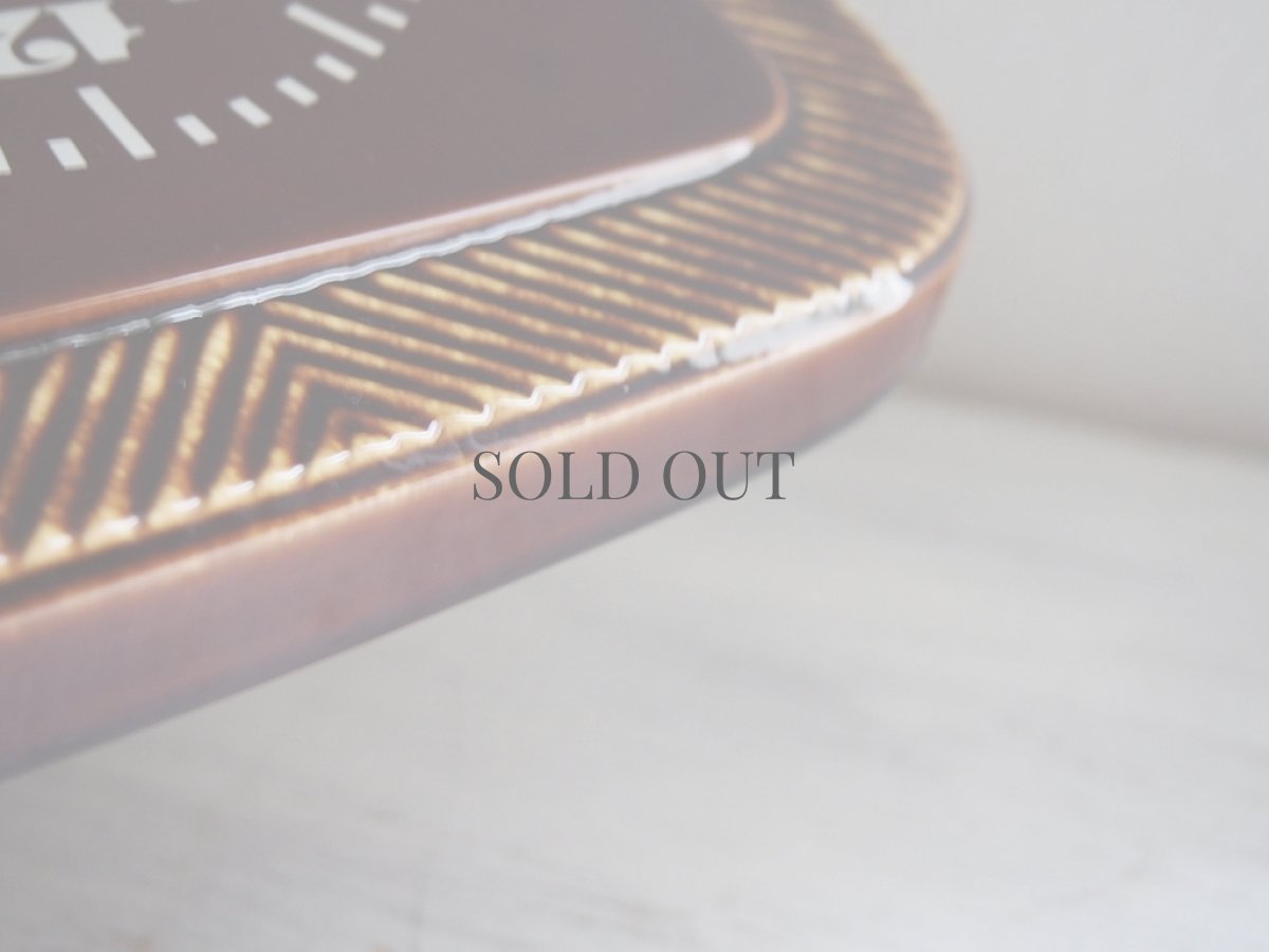 画像10: ミッドセンチュリー レトロ ドイツ KIENZLE 陶器の壁掛け時計 (10)