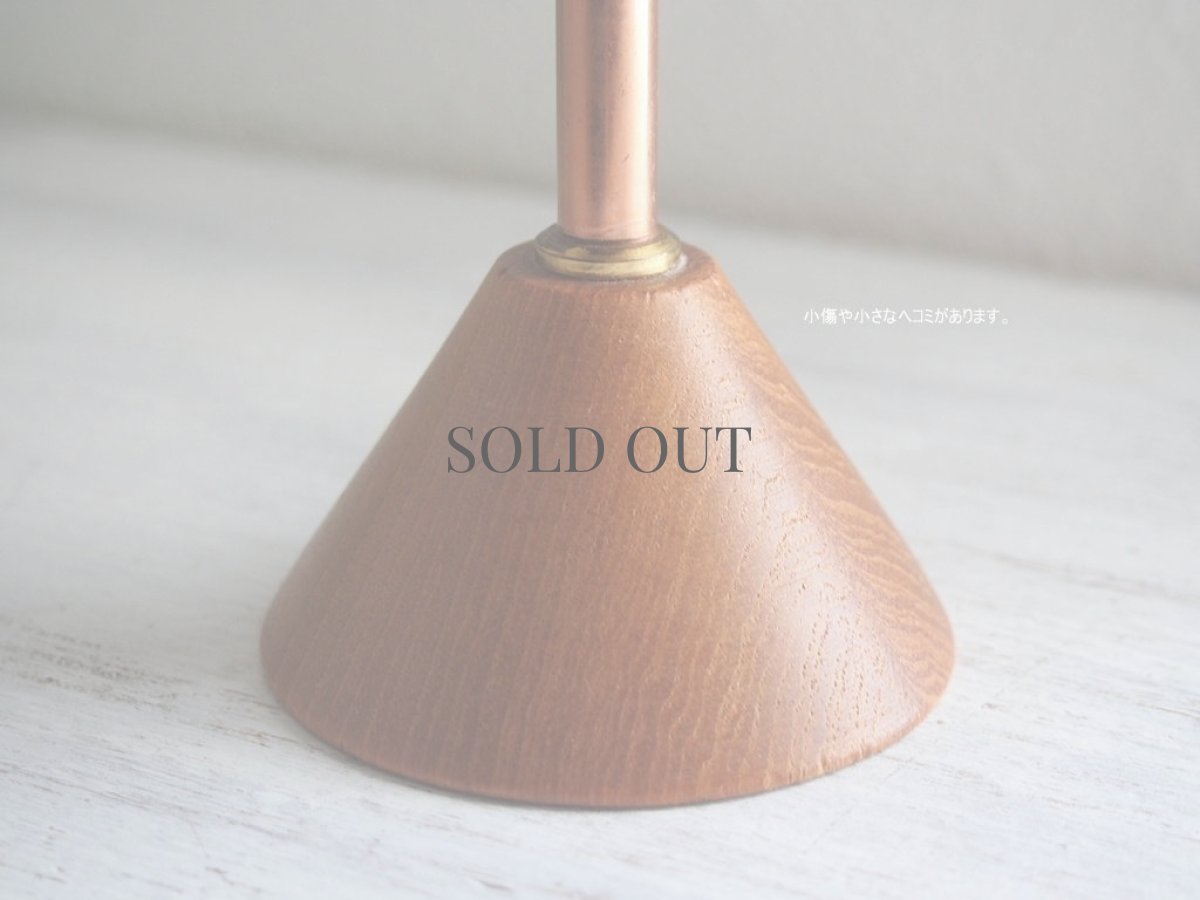 画像12: 北欧ヴィンテージ雑貨　ガラスとチークのキャンドルスタンド (12)