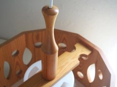 画像11: 北欧ヴィンテージ　木製ペンダントランプ  (11)