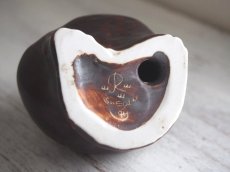 画像10: 北欧ヴィンテージ　Rorstrand Carl Harry Stenhane ロールストランド 陶器のフクロウの置物 (10)