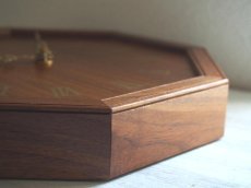 画像7: ミッドセンチュリー レトロ ドイツ Junghans チークの壁掛け時計 (7)