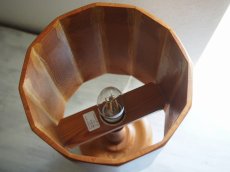 画像9: 北欧ヴィンテージ　木製のテーブルランプ (9)