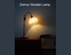 画像6: ミッドセンチュリー レトロ DOMUS 木製ランプ (6)