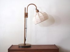 画像1: ミッドセンチュリー レトロ DOMUS 木製ランプ (1)