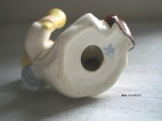 画像11: ヴィンテージ レトロ Goebel 陶器の天使のキャンドルホルダー (11)