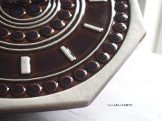 画像9: 北欧ヴィンテージ　Gustavsberg Britt Louise Sundell グスタフスベリ 陶器の壁掛け時計 (9)