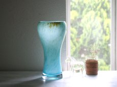 画像5: 北欧ヴィンテージ　Nuutajarvi Pastoraali ヌータヤルヴィ ガラスのフラワーベース/花器/花瓶 (5)