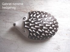 画像4: 北欧ヴィンテージ  Gabriel  Keramik 陶器のハリネズミの置物 (4)