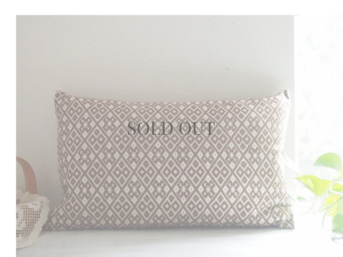 画像2: リネンの織物のクッション (2)