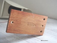 画像17: 北欧ヴィンテージ　金属とチークの壁付けランプ  (17)