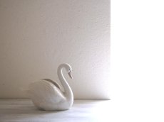 画像2: ヴィンテージ レトロ LLADRO Nao リヤドロ ナオ 陶器の白鳥の置物 (2)