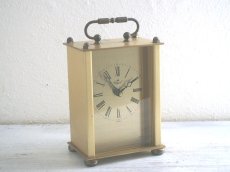 画像5: ミッドセンチュリー レトロ ドイツ Royal 真鍮製の置き時計 (5)