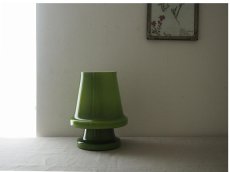 画像5: Vintage Glass Table Lamp ヴィンテージガラステーブルランプ (5)