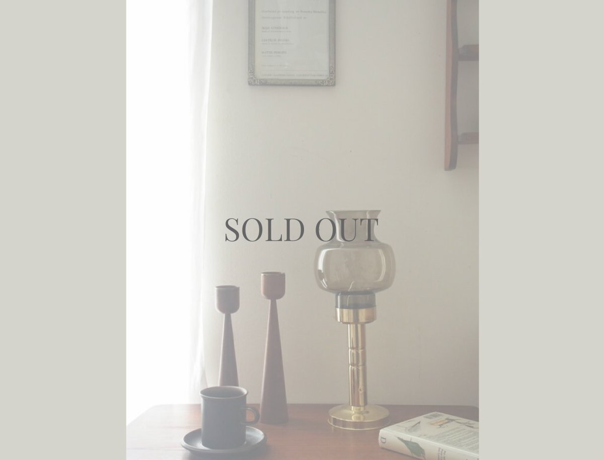 画像5: 北欧ヴィンテージ雑貨　チークと真鍮のキャンドルホルダー (5)