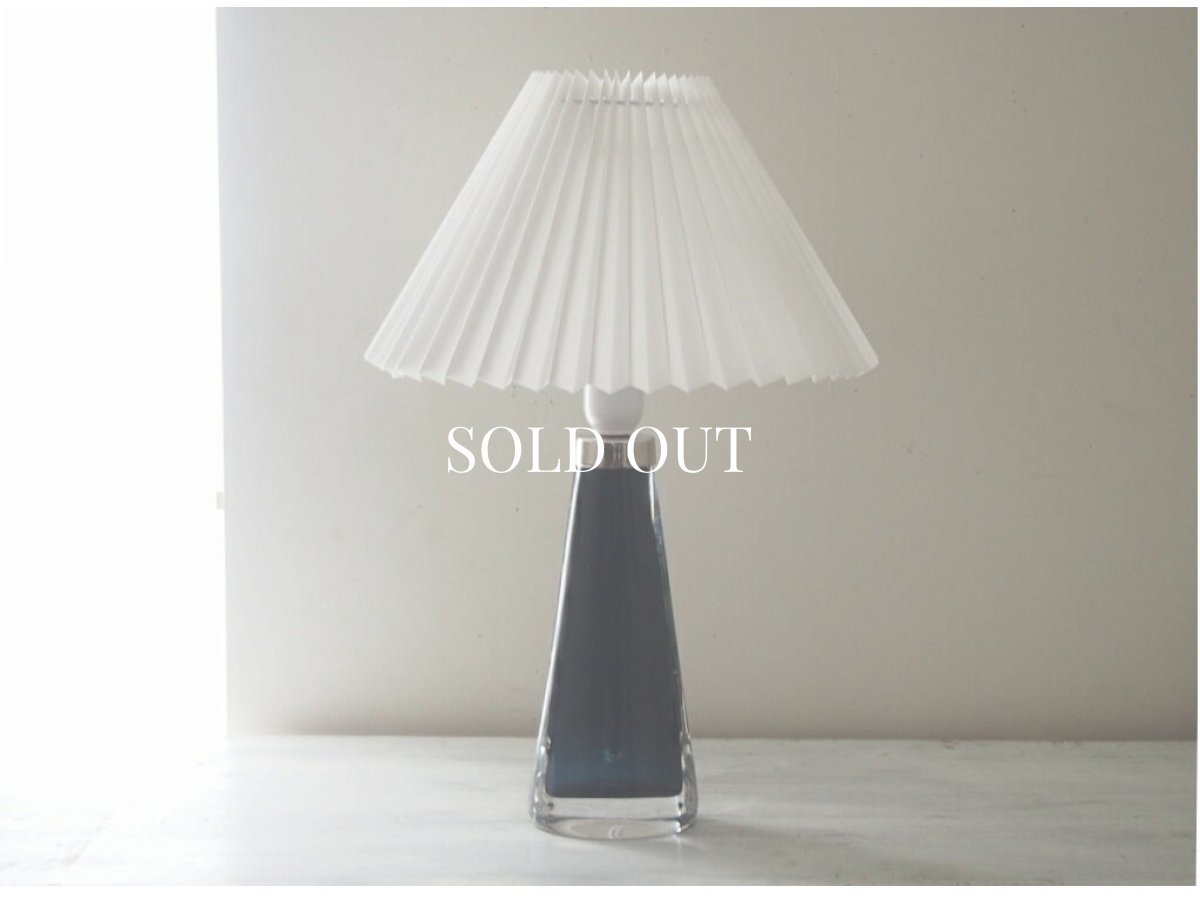 画像1: Vintage Table Lamp /Orrefors  クリスタルガラスのヴィンテージテーブルランプ (1)