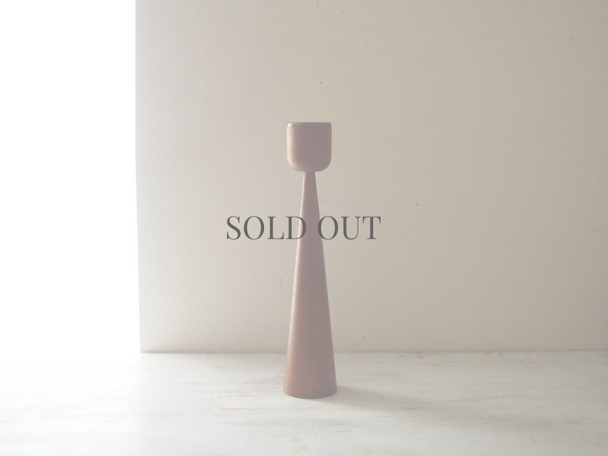 画像2: 北欧ヴィンテージ雑貨　チークと真鍮のキャンドルホルダー (2)