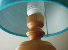 画像13: Vintage Table Lamp  木製のヴィンテージテーブルランプ 　 (13)