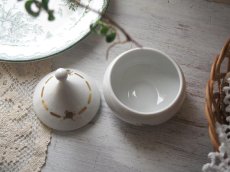 画像5: ヴィンテージ ミッドセンチュリー Rosenthal ROMANZE Bjorn Wiinblad ローゼンタール ビョルンウィンブラッド 磁器の蓋付きポット (5)