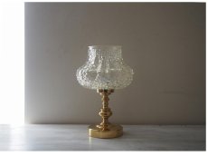 画像11: Vintage Table Lamp ヴィンテージ ガラスと真鍮のテーブルランプ (11)