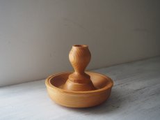画像10: 北欧ヴィンテージ雑貨　木製のキャンドルホルダー (10)