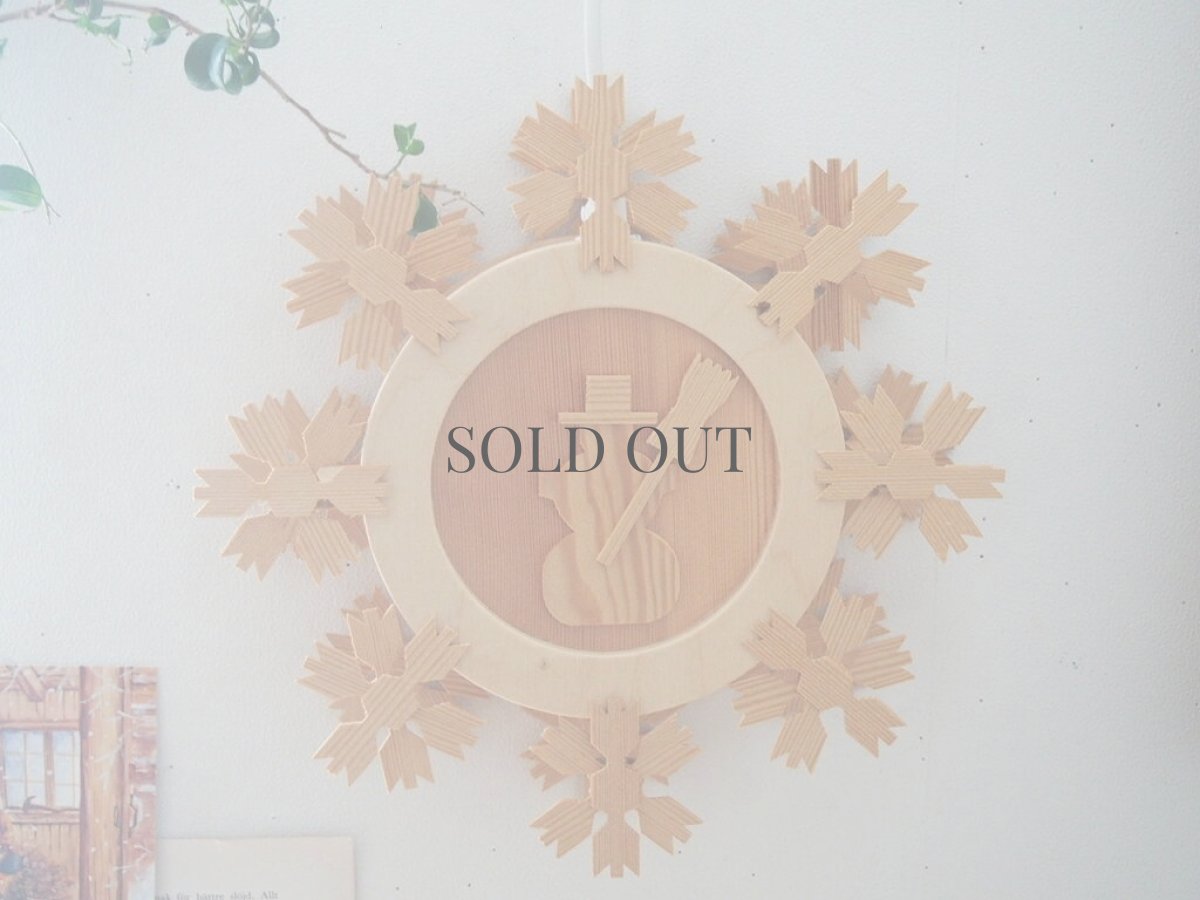 画像4: 北欧ヴィンテージ　木製オーナメントランプ (4)