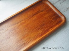 画像5: 北欧ヴィンテージ雑貨 KARL HOLMBERG チークトレイ (5)