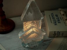 画像4: 北欧ヴィンテージ　Nybro glasbruk  クリスタルのキャンドルスタンド (4)