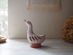 北欧ヴィンテージ　jie 陶器のアヒルの置物 