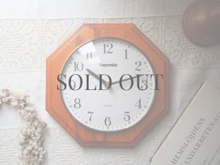 スウェーデン製 掛け時計/北欧ヴィンテージ ウォールクロック 壁掛け時計 ウォールクロック インテリア雑貨 ローマ数字 アラビア数字