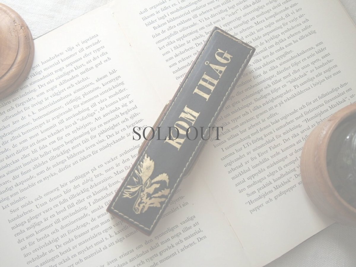 画像1: スウェーデン製 チークの大きなクリップ／KOM IHAG刻印入り／1960〜70年代ヴィンテージ (1)